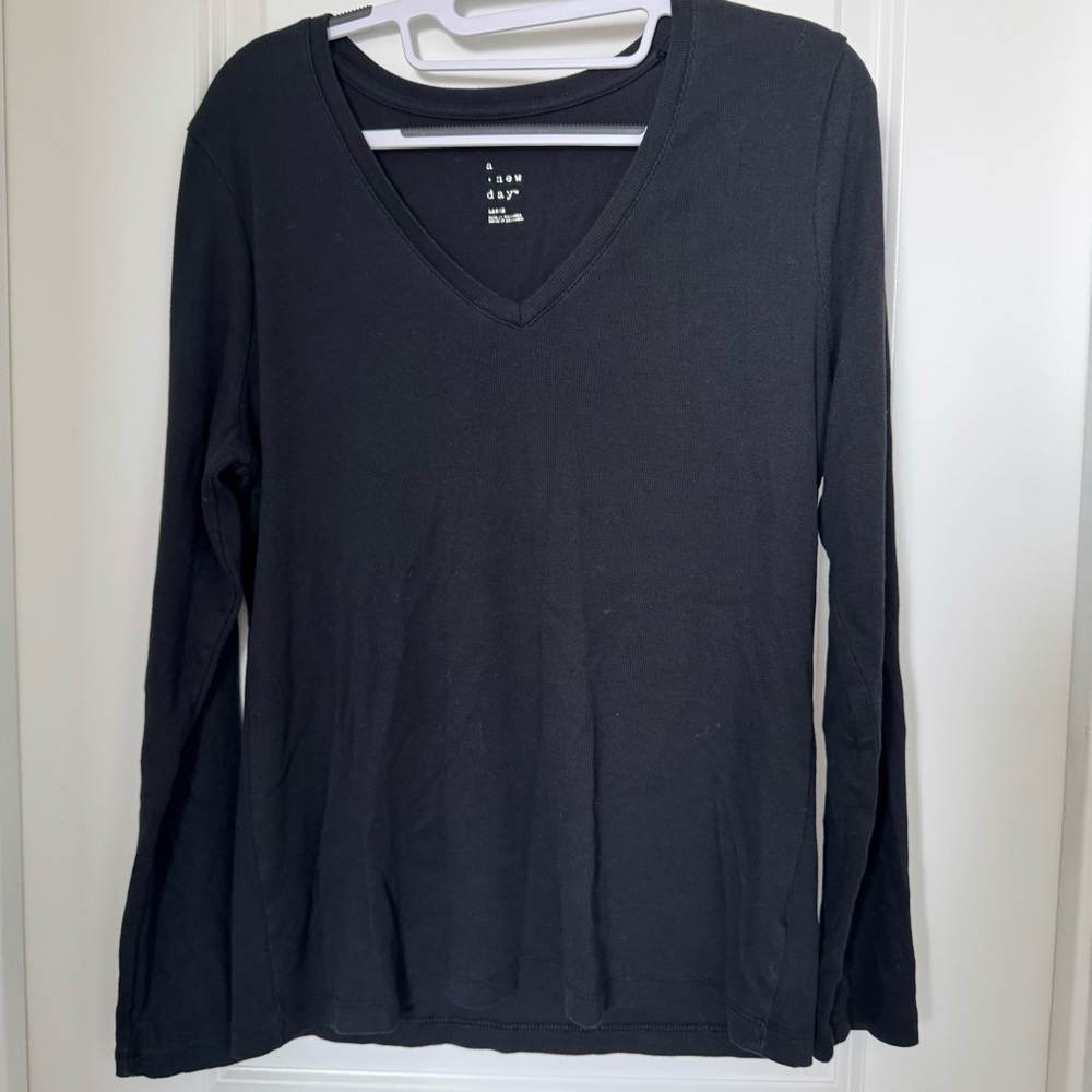 Target A New Day Longsleeve V neck shirt